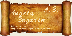 Angela Bugarin vizit kartica